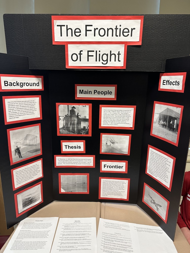 The Frontier of Flight Tri-Fold Presentation